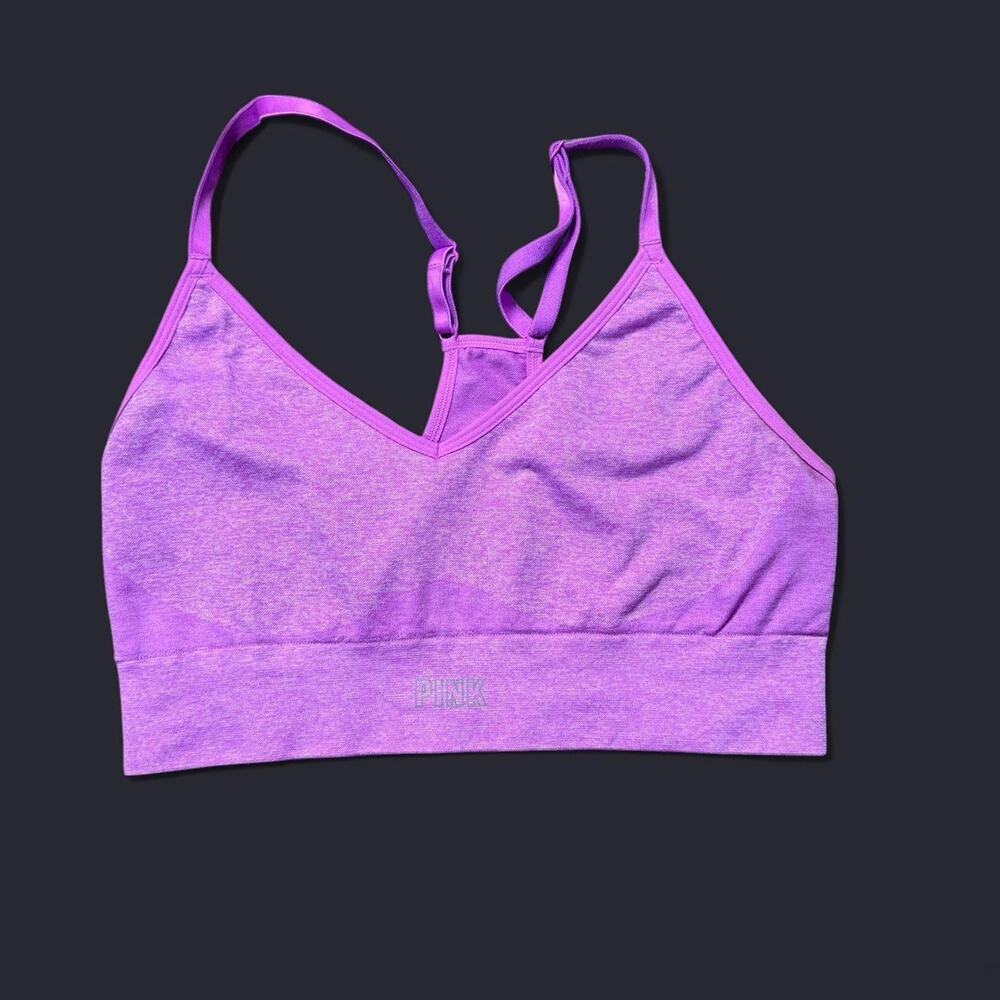 Fuchsia “pink active” victoria secret sports bra.